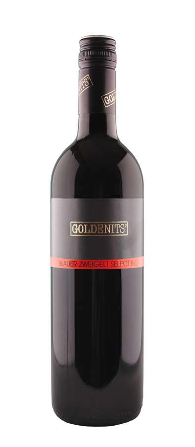 Goldenits Weinflasche Blauer Zweigelt SELECT