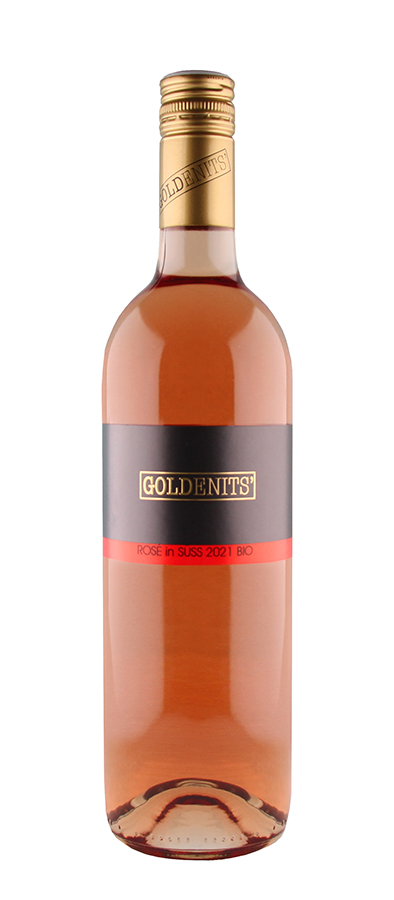 Goldenits Weinflasche Rosé in süß